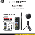 Insta360 X4 8K 360 Action Cam ชุด MASTER BUNDLE รับประกัน 1 ปี. 