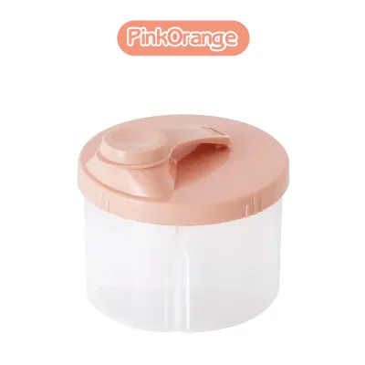 Mumystation 4Grid Portable Milk Powder Container Baby Food Storage Box Baby Cereal Snack Storage Container Travel Formula Dispenser