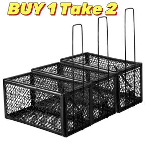 【3PCS】mouse trap for big rats 30*15*15cm Large rat trap Mouse Cage Trap Live Rat Trap Rat Cage Live Rat Cage Trap Original Rodent Mouse Trap Pest Control Strong Mouse Sticker