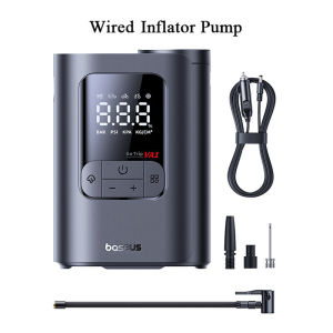 Baseus 22 Cylinder Tire Inflator Pump 7500mAh Wireless Portable Air Compressor for Car Motorcycle Bicycler Pressure Injector Tyre Electric Inflation