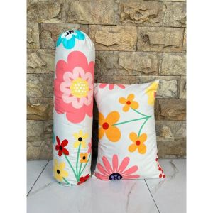 FREE ONGKIR COD SALE !! Sarung Bantal Sarung Guling Basic Motif Bunga Alam Kartun Adem Lembut Harga Terjangkau