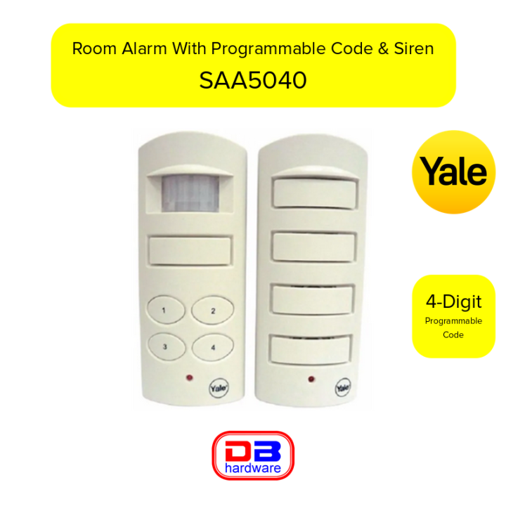 Yale Room Alarm With Programmable Code & Siren SAA5040 Lazada