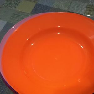 Piring Makan Cantik Warna Warni 23 Cm Lusinan