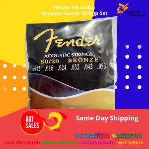 Fender Acoustic guitar strings 1 Set ( ONE SET )