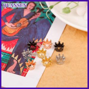 QUANSEN 2pcs 1:12 dollhouse Miniature MINI METAL Crown รุ่นของเล่นตุ๊กตาอุปกรณ์เสริม
