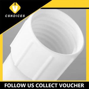 [Csndices] Swimming Pool Hose Connector Pool Hose End Cuff Left Hand 38mm For Pool Vacuum Hose 38mm Threaded Suction Pipe