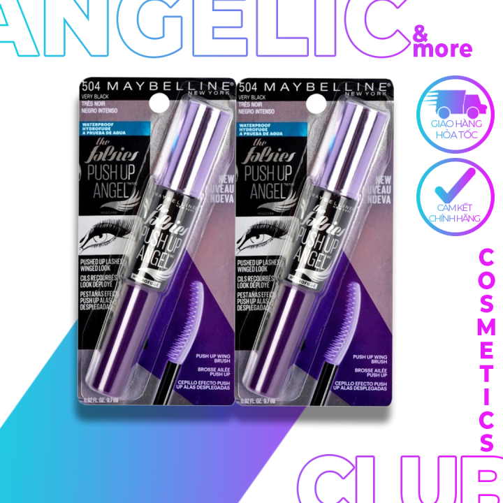 AUTH] Mascara Maybelline The Falsies Push Up Angel Làm Cong Mi (WATERPROOF) Lazada.vn