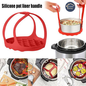 Cheer Life Pressure Cooker Sling Steamer Silicone Bakeware Lifter Anti-scalding Egg Steamer Rack for 6 Qt/8 Qt Instants-Pots Accessories