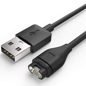 【Local Delivery】USB Charging Data Cable Charger Adapter For Garmin Fenix 77S7X 5 5S 5X 6 6X Plus/Forerunner 935/Approach S60X10S10/Quatix 55 Sapphire/Vivoactive 4/4S/3 /Vivosport/D2 CharlieD2 Delta/Instinct/Impact/BarkLimiter 22VT USB Data Sync