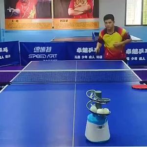Table Tennis Launcher Ping Pong Ball Machine Table Tennis Robot Automatic Ball Launcher Machine for Athletes Beginners