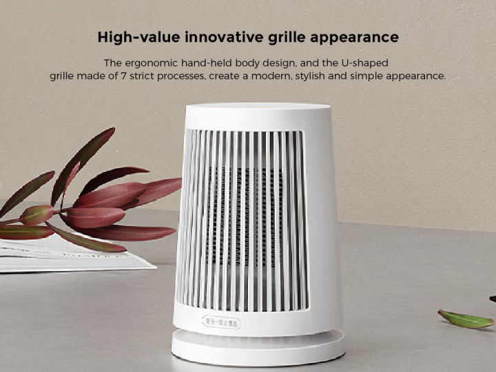 Countertop Fans Electric Portable Countertop Heater Fan Fast PowerSaving Warmer Ceramic ...