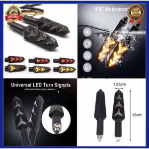 Sein Running 2 Mode Lampu Sen Led Running Model Panah Universal Semua Motor Bisa