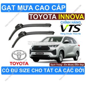 Gạt Mưa Trong Sạch Kính Lái Toyota INNOVA Cặp Gạt Mưa Kính L.ái Toyota INNOVA Có Đủ Size Cho Các Đ.ời Xe Toyota INNOVA
