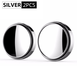 2 Pack Car blind spot mirror Mirror 360° Rotating Wide Angle Round Auxiliary Mirror Automobile Exterior Accessories