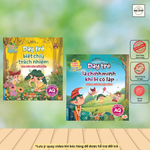 Sách - Combo 2 cuốn Truyện tranh học viện phép thuật Dạy trẻ biết chịu trách nhiệm + Dạy trẻ là chính mình khi bị cô lập