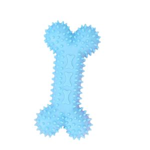 Dog Teething Toys Puppy Chew Toys Resistant to Bite Bone Molar Thorn Pet Supplies for Teeth Training Durable Safe for Small Medium Dogs
