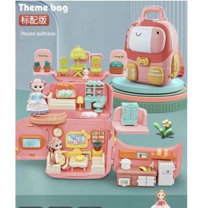 Đồ chơi Balo ngôi nhà búp bê Cao cấp BigSize - Balo ngôi nhà búp bê phiên bản tiêu chuẩn có nhạc.