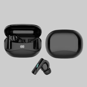 SPRISEBluetoothEarphoneWirelessWithLEDDisplay/MicHiFi9DNoiseCancelingEarbudsTWSTouchControl