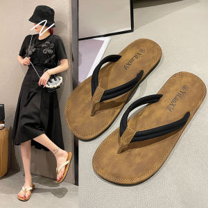 [Free Shipping] Plus-Size WomenS Summer Flip-Flops Comfortable Flat-Soled Beach Sandals Available In Stock
