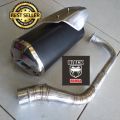 Knalpot Model  Ninja 250fi Nmax Aerox Vario PCX 150 Mio Beat Lexi. 