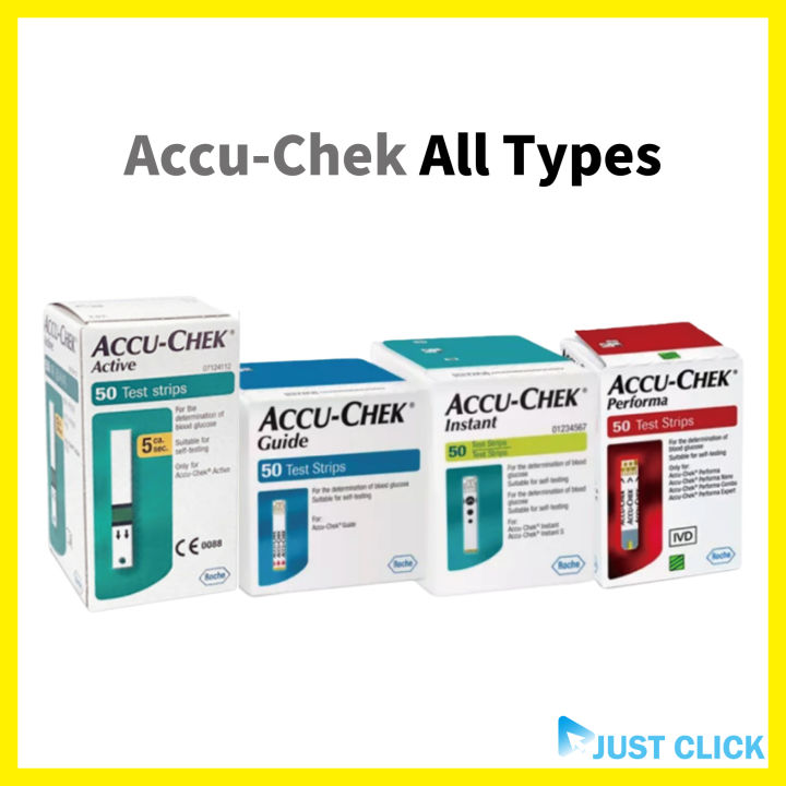 AccuChek Test Strips 50s Active / Instant / Performa Accucheck accu