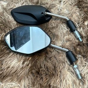 Gương chiếu hậu xe AIR BLADE (AB) chân xi Inox - 10 li ren thuận - gắn nhiều dòng xe