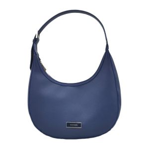 MANGO Shoulder Hobo Bag (Black Blue Camel Nude)