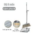 Bộ Chổi Quét Nhà Kèm Hốt Rác 3 In 1 Đa Năng Lông Chổi Cứng Quét Sạch Bụi Bẩn Tóc Có Thanh Gạt Tóc Rác Tiện Lợi. 