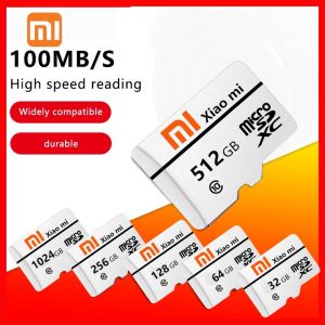 ♥100%Original Product+Free Send adapter+card reader♥1TB 2TB Xiaomi Micro SD Card TF card Memory Storage Card TF Card 1TB 2TB 128GB 256GB 512GB TF SD Card Micro SD with Adapter