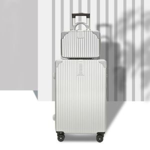 Buy 1 Take 1＋[Quality] Suitcase Luggage 20/24/28inch Trolley Case Password Boarding 360 ° universal wheel Travel Bag Hand Luggage
