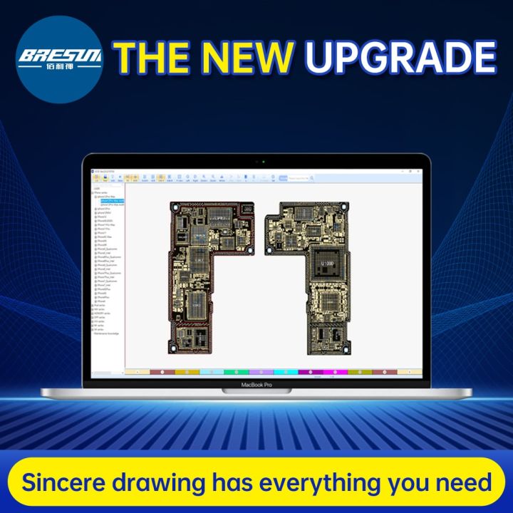 JC Schematic Diagram Bitmap WXJ JCID Intelligent Drawing For Cell Ipad