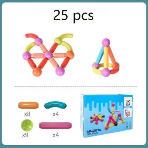 JOOKID Magnetic Stick Toys Magnetic Building Blocks Big Size Set Early Educational Toys For Kids Boys Girls Gifts