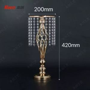 New Candle Holder Flower Vase Wedding Centerpiece Lead Road Candlestick for Wedding Event Decoration