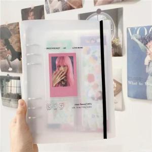 A5 Photocard Binder Cover Kpop Photo Album Simple Card Binder Collect Book Loose-leaf Photocard Album Kpop Card Binder2026