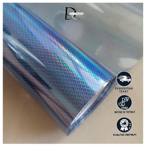 Stiker Skotlet Lampu Honeycomb Laser Hybrid HeadLamp Sarang Tawon Hexagon Lampu Motor Mobil
