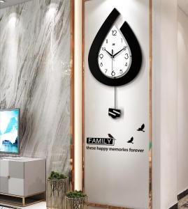 Nordic Style Simple Wall Clock Fashion Creative Living room Clock Modern Home Decoration Art Clock Mute Quartz Wall Clock