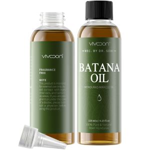 Batana Oil for 100% Pure & Natural Raw Batana Oil Dr. Sebi Organic from HondurasCare for Hair ThicknessScalp&Skin4.23 fl oz1 Bottle with 2 Caps