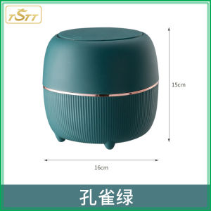 Máy tính để bàn thùng rác gấp cho xe hơi mini Có Nắp Kiểu Bắc Âu mới Báo Chí sáng tạo Thùng Rác Văn phòng bàn nội thất Thùng rác