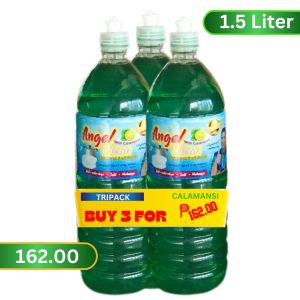 ANGEL CLEAN DISHWASHING LIQUID 3IN1 (1.5LITER) CALAMANSI