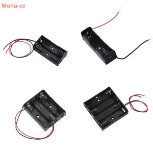【Special price】🔥CC 18650 Battery Holder Clip Battery Holder Box With Connect Lead 1 Section 2 Section 3 Section 4 Section 18650 Batteries Case