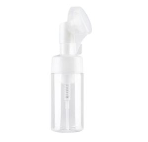 Mousse Foaming Bottle With Brush Pump Press Silicone Face Brush - KMK Marketing