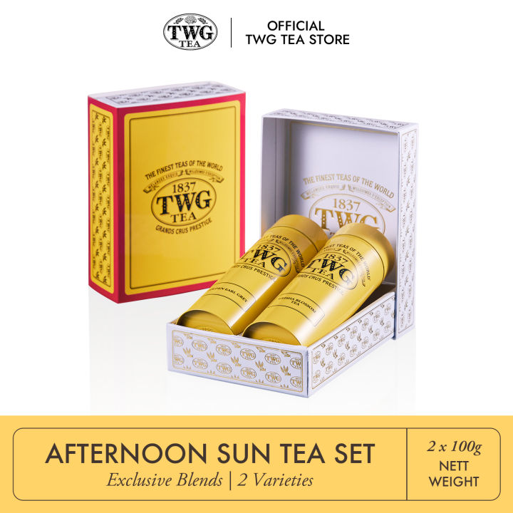 TWG Tea | Afternoon Sun Tea Set in Modern Tea Tin Gift Box