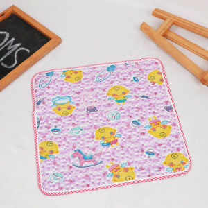 Perlak Bayi Karet Persegi Full Print 35 x 35 cm / Rubber Cotsheet / Perlak Bayi SNI