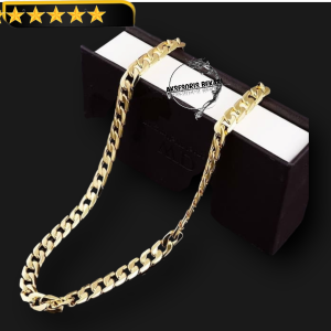 Kalung Titanium Rantai Emas Terbaru Anti Karat & Stainless Asli Kekinian