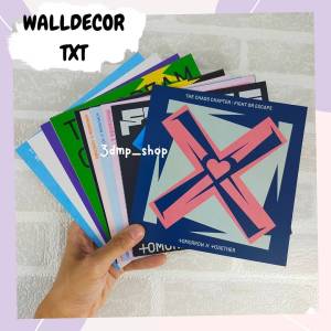 WALL DECOR WALLDECOR HIASAN DINDING TXT KPOP