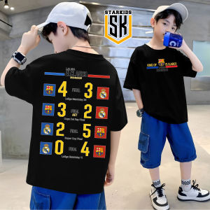 t-shirt baju kaos anak barcelona KING OF CLASICO kaos barcelona vs real madrid