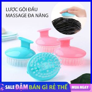 Lược gội đầu Silicone Có Tay Cầm Massage Da Đầu Giảm Rụng Tóc - Kích thích mọc tóc / Lược Gội Đầu Silicon Mềm Massage Da Đầu Bảo Vệ Tóc Thư Giãn Tiện Dụng