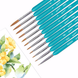 Artists Hook Line Drawing Pen Watercolor Oil Painting Brushes Soft Nylon Hair Nail Art Drawing Supplies