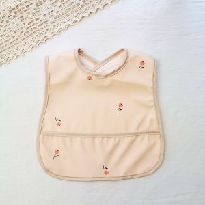 WONDER Celemek Bib Slabber bayi waterproof bahan PU Premium | Bib Bayi waterproof anti air premium