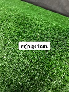 หญ้าเทียม ยกม้วนยาว 25เมตร ขนหญ้า 1/1.5/2/3cm. สำหรับตกแต่งสวน ตกแต่งบ้าน และจัดสวน